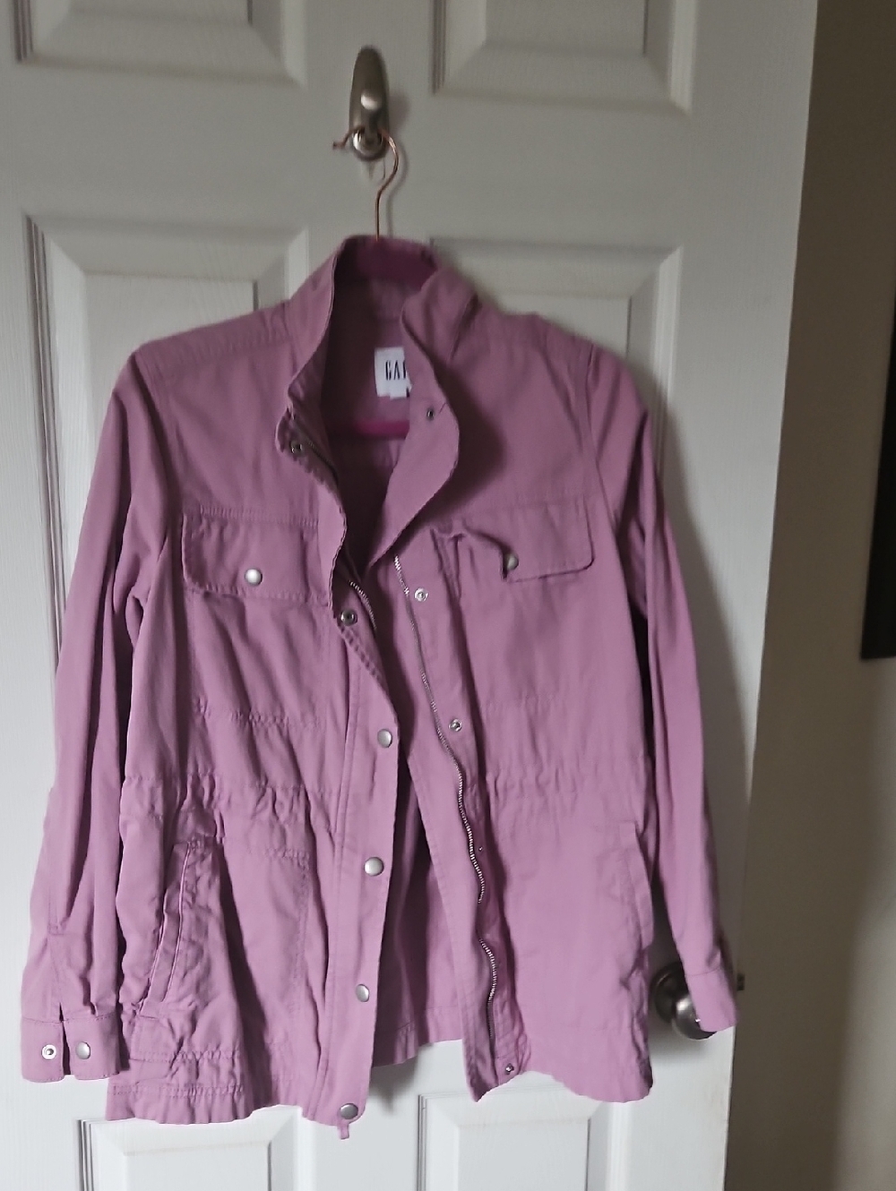 GAP Women's Mauve Utility Jacket